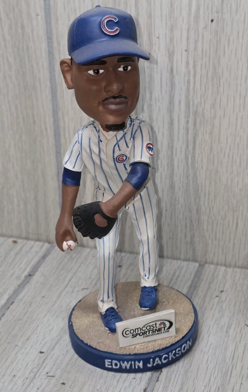 Chicago Cubs Edwin Jackson MLB #36 Bobblehead Comcast Sportsnet 2013 Baseball